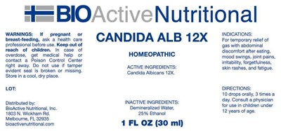 Candida Alb 12X - BANI49 Candida Alb 12X 6 8 16
